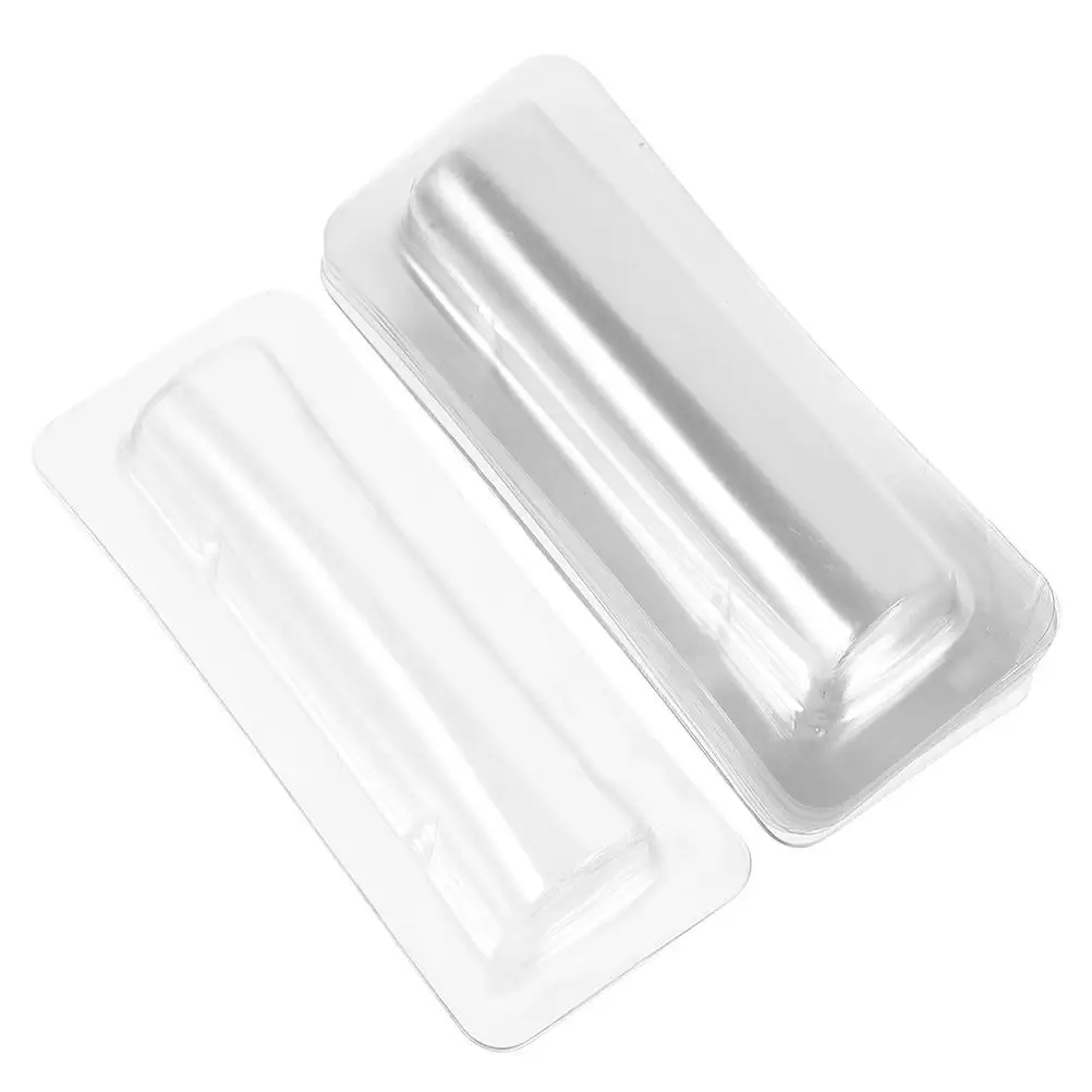 

50 Pcs Graduation Money Card Holder Clear Plastic Dome Bracket Adhesive Transparent Tubes for Cash Holders