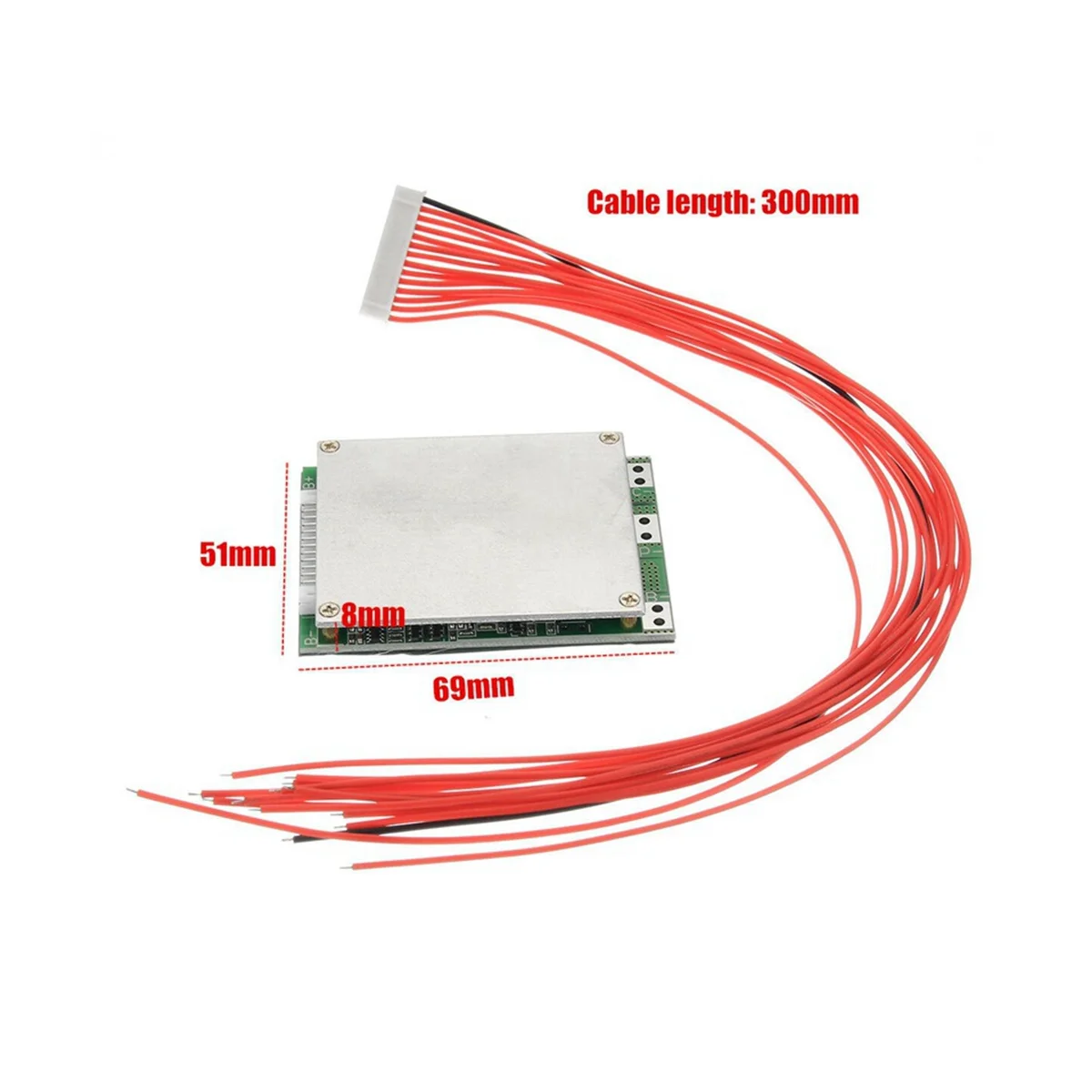 13S 48V 35A Lithium-Ion Battery Charging BMS Protection Board Split with Equalizing Electric Vehicle Battery Protection