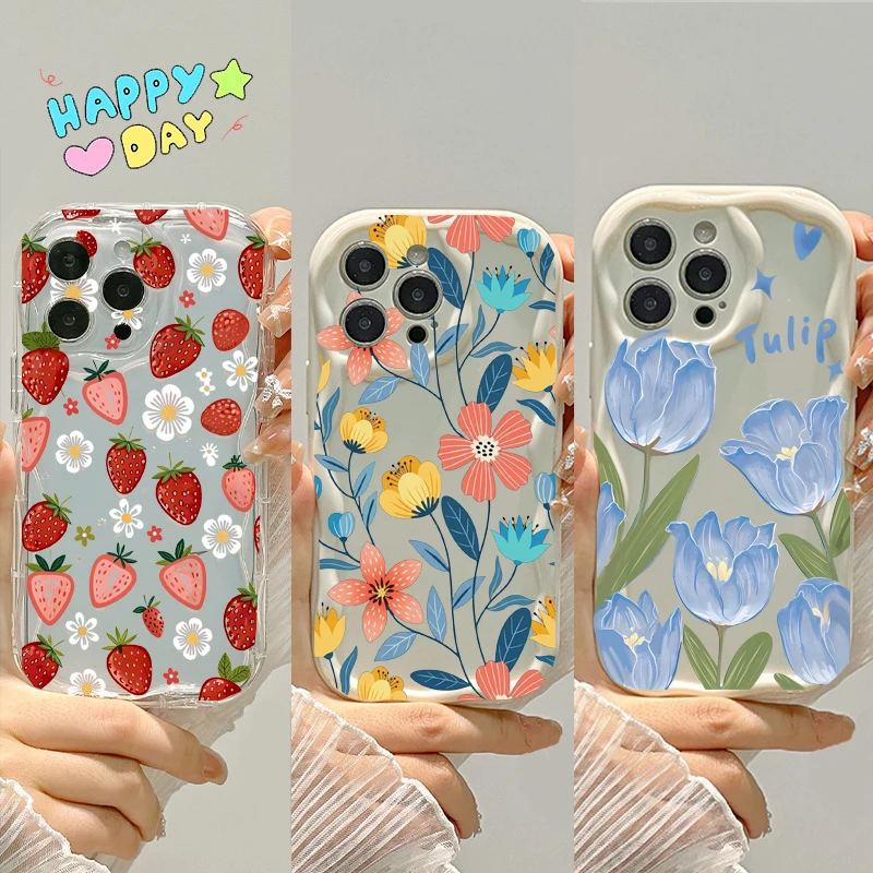 Flower Wavy Case Fo…