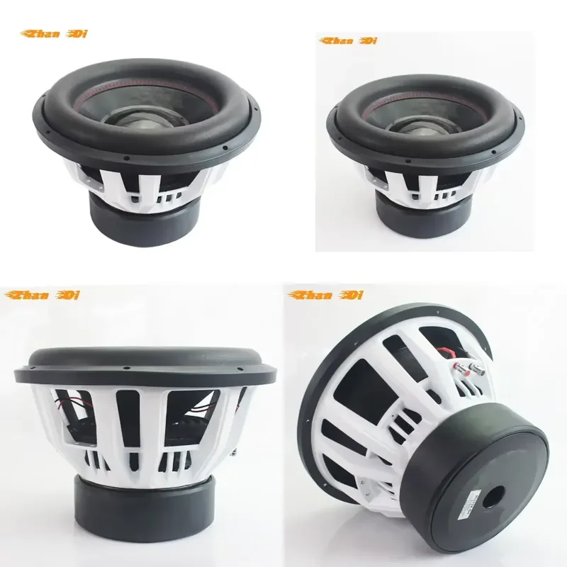 High Quality 15 Inch Car Audio Subwoofer 3000 Watt High Power 3 Magnets Dual Coils Aluminium Frame Paper Cone Foam Surround