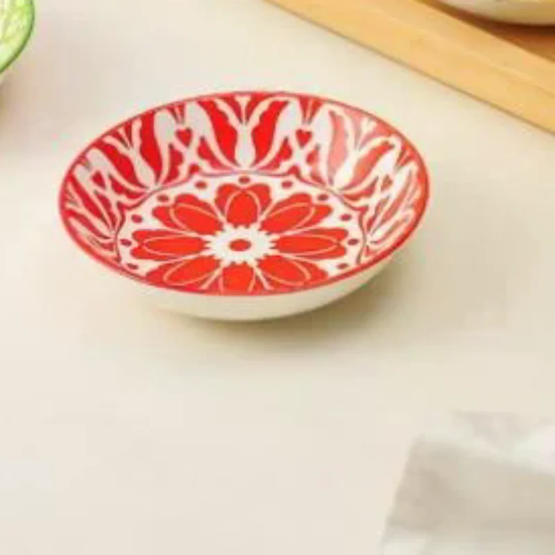 

Ceramic Condiment Dishes, Bohemian Style Plates, Sauce Dishes, Suitable For Kitchens, Restaurants, Sushi Shops, And Picnics