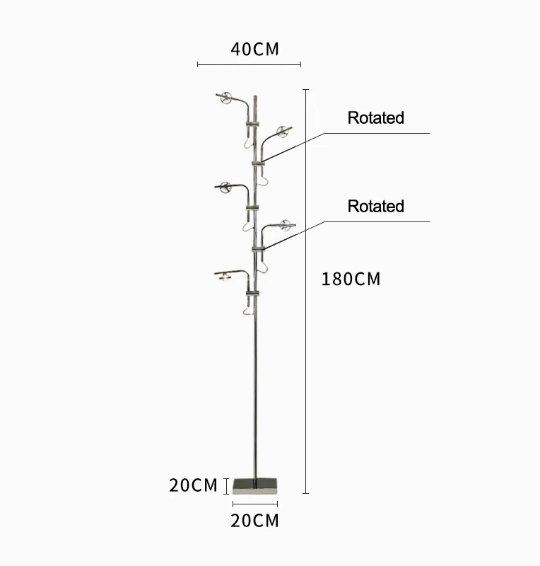 Modern Sunset Floor Lamp with 7 Colored Films & Angle Rotating, Mood Standing Lamp for Living Room Bedroom Hotel Decor Lighting
