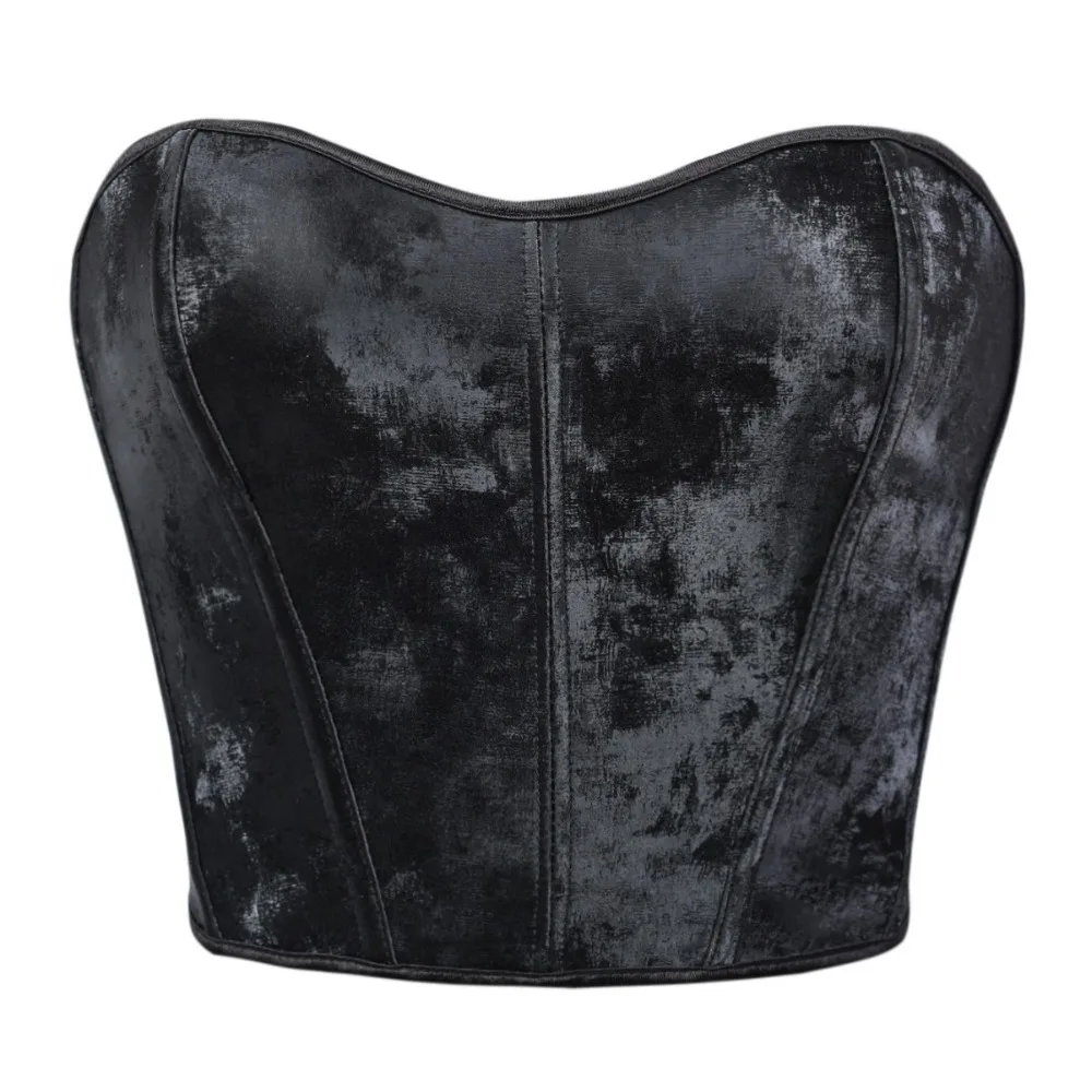 

Sexy Strapless Corset Top Women Fashion Body Shaper Bustier Corselet Off Shoulder Backless Sleeveless Tank Tops