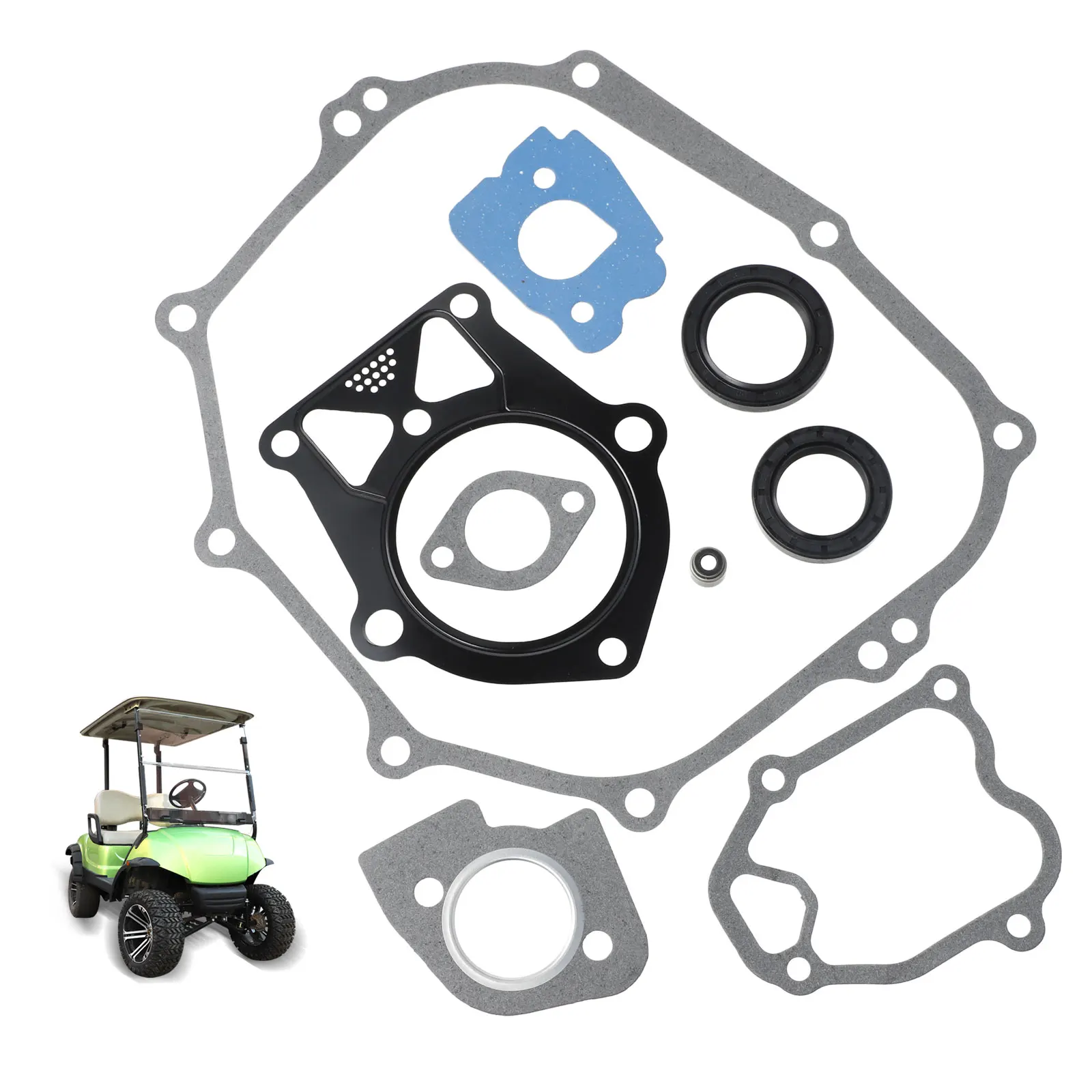 Roykaw Golf Cart Engine Gaskets & Seals Rebuild Fit for Yamaha G2/G5/G8/G9/G11/G14 Gas (1985-1995), OEM# JN5-11181-00-00