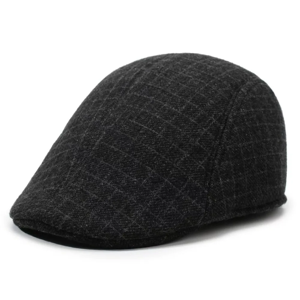 New Soft Men Berets Casual Anti-UV Newspaper Hat Forward Hat Men