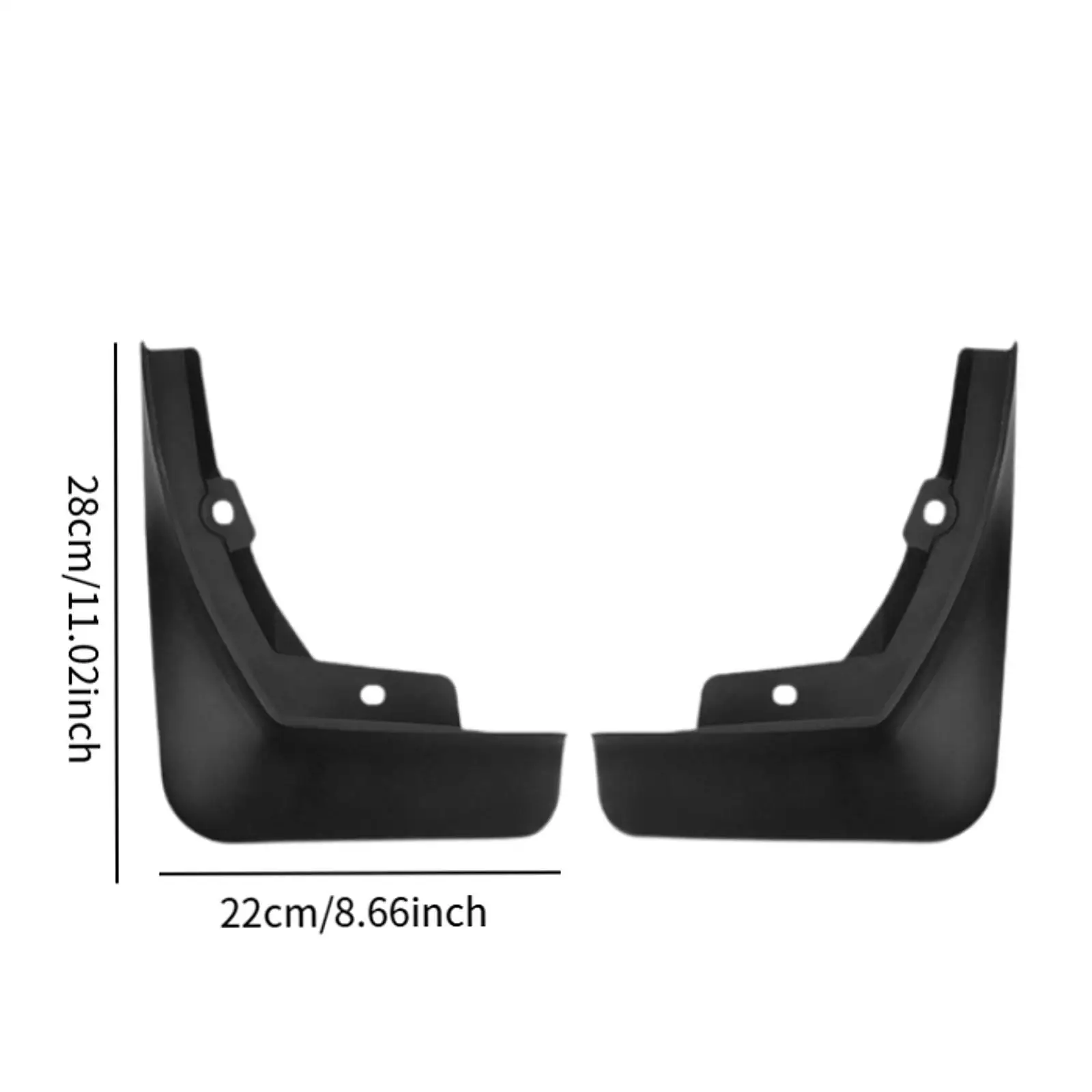 

4x Car Mud Flaps Mudguards Spare Parts Automotive Accessories Easy Installation Sturdy Mudflaps for x50 2024-2025