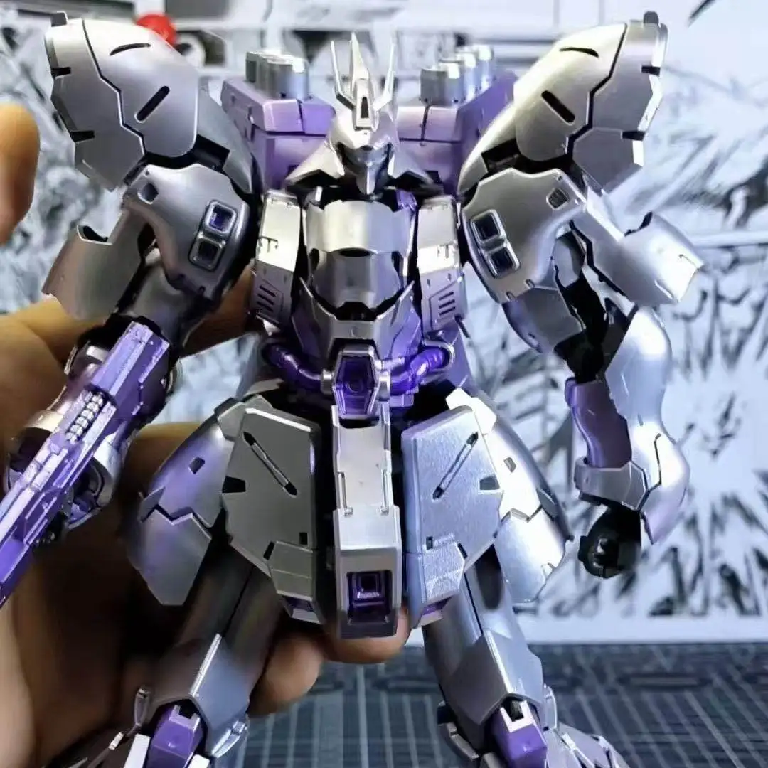 GAOGAOModel Rg Sazabi Rainbow Silver Body Paint Assembly Actionfigur Msn-04ff 1/144 Scale Kit Anime Figur Geburtstagsgeschenk