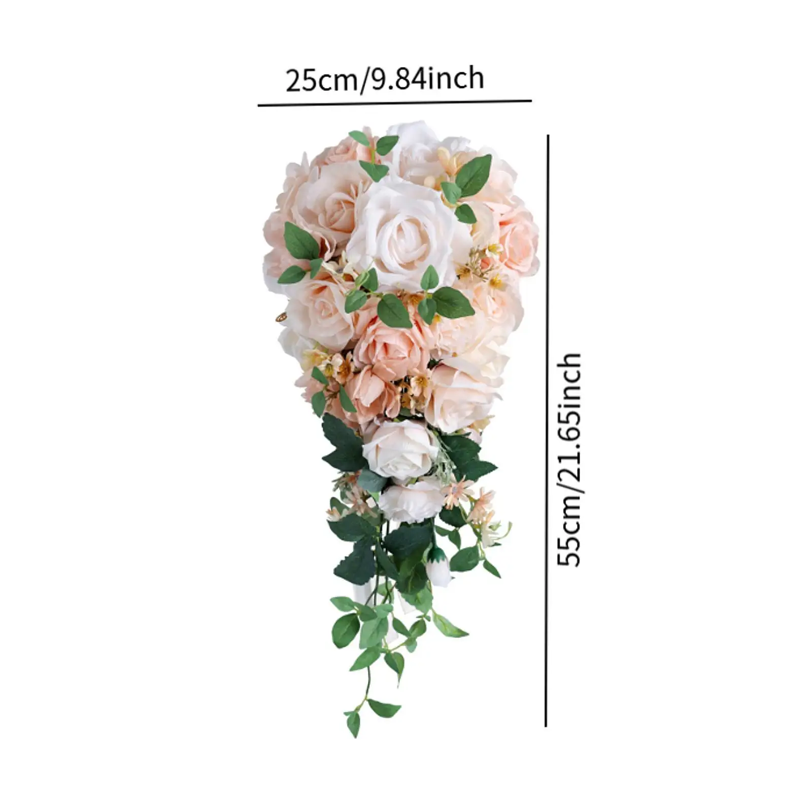 

Wedding Bouquet Artificial Flowers Lifelike Fake Flowers Holding Flowers for Anniversary Wedding Centerpieces Bridal Shower