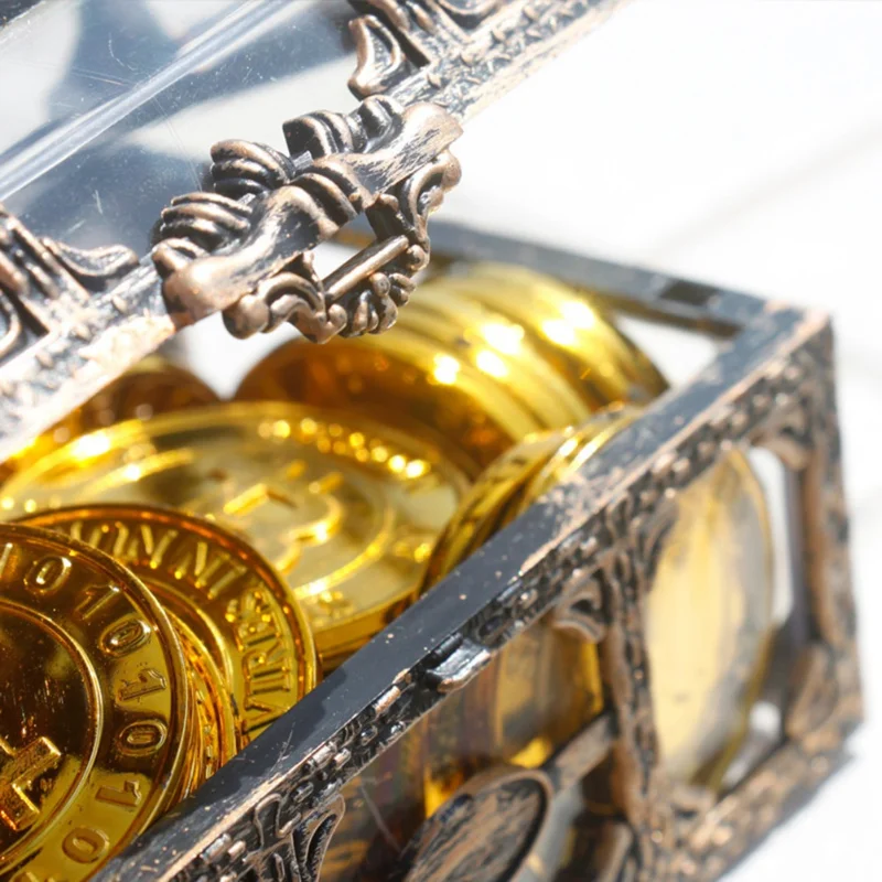 YFY Plastic Transparent Treasure Box Crystal Gem Jewelry Box Storage Storage Cabinet Jewelry Treasure box