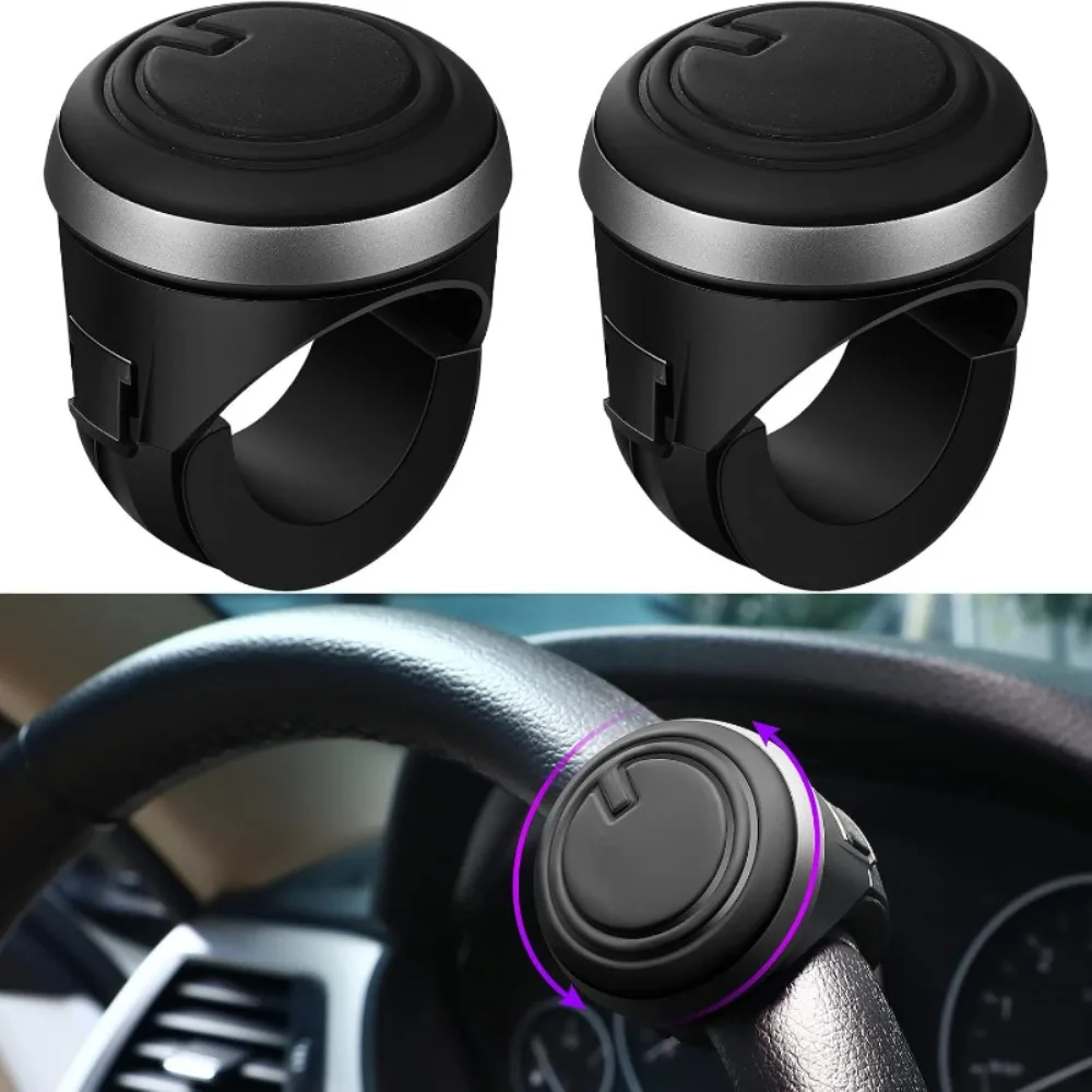 Turning Steering Wheel Booster Spinner Knob 360 Degree Rotation Metal Bearing Power Handle Ball Shaped Suitable for All Cars