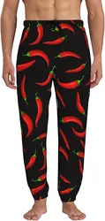 Hot Pepper Men's Sweatpants Jogger Sweatpants Drawstring Sports Trousers Workout Pants with Pocket