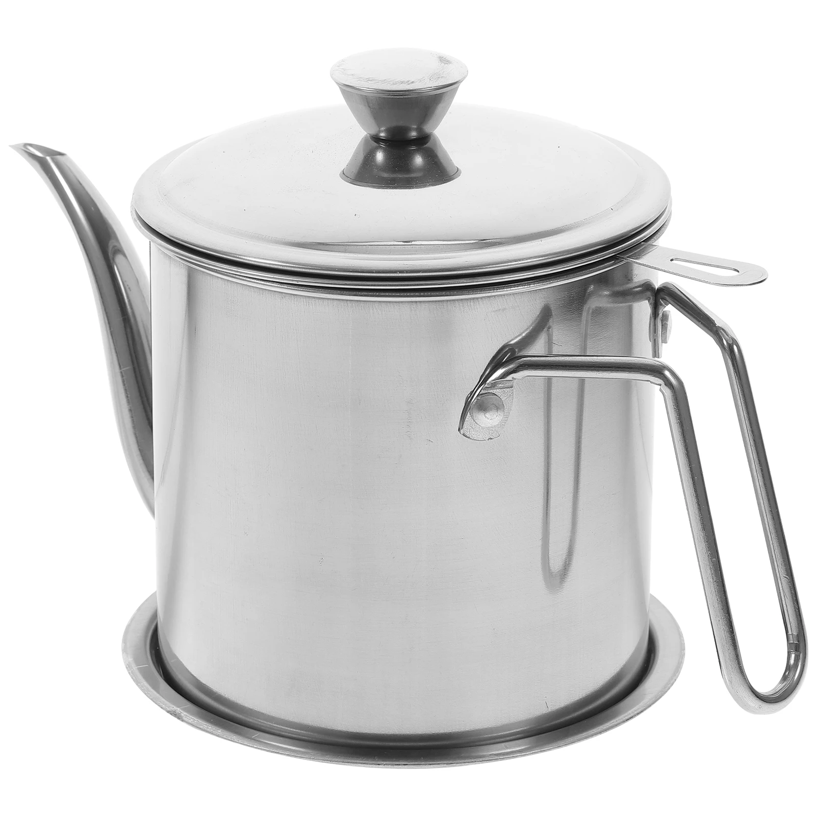 

Stainless Steel Oil Pot Container 1 4L High Capacity Kitchen Grease Holder Removable Mesh Strainer Sauce Vinegar Water
