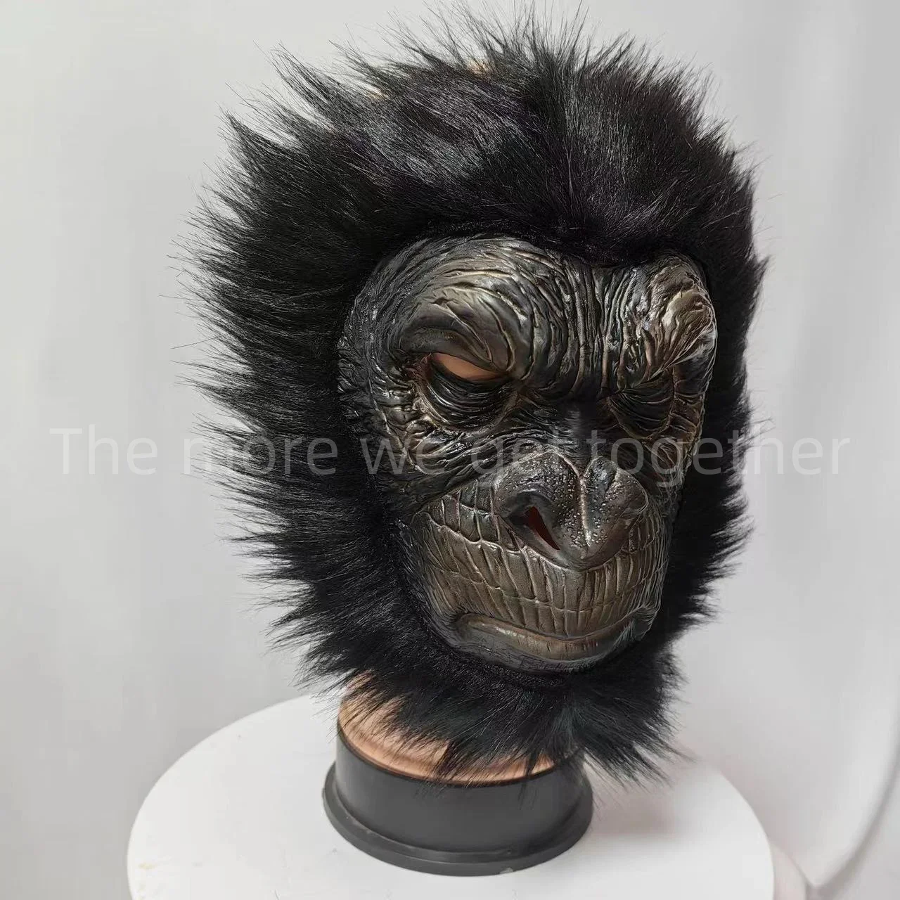 Latex Gorilla Cosplay Mask, Rise of Planet of the Apes, Halloween Masquerade, Monkey Animal Costume, Carnival Purim