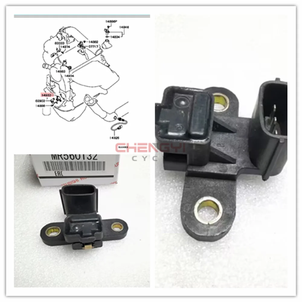 

Crankshaft Position Sensor For Pajero Montero IO H66W H67W H76W H77W CR5W CR6W CS5W DG5A MR560132 J5T20171