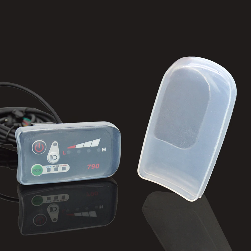 

Силиконовый защитный чехол для электрического велосипеда, водонепроницаемый крышка экрана монитора спидометра электрического велосипеда для экрана 790 810 880