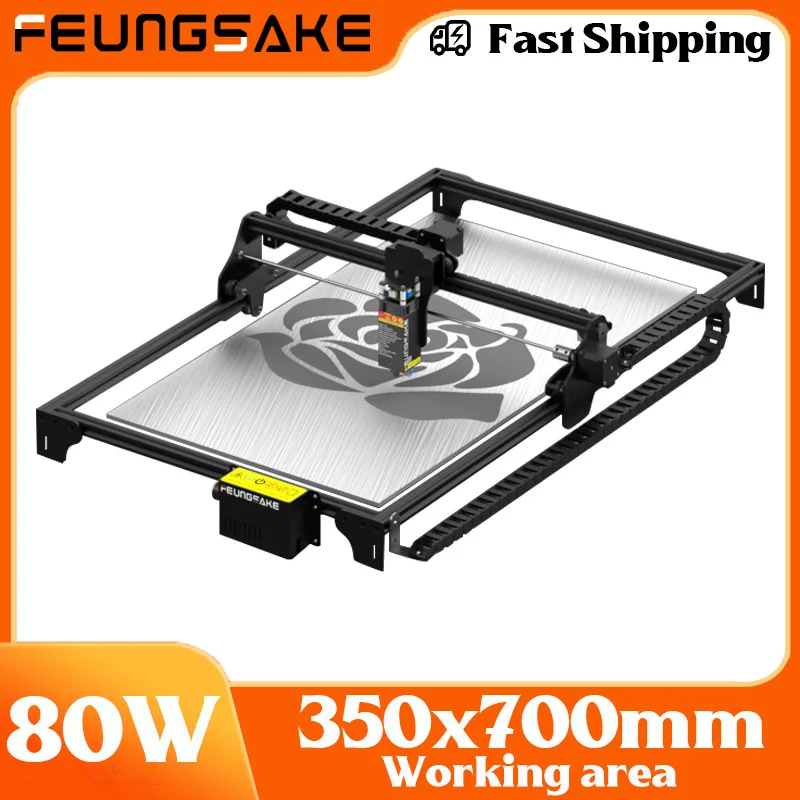 

Cnc Laser Engraver 80W Diy Logo Plywood Laser Cutting Machine Wood Engraving Machine Cnc Desktop Air Assist