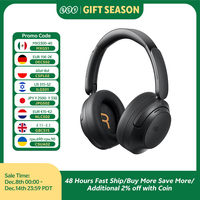QCY H3S -56dB Adaptive ANC Over Ear Headphone Hi-Res LDAC Spatial Sound Wireless Earphone Bluetooth 6.0 Dual Driver 102H Headset