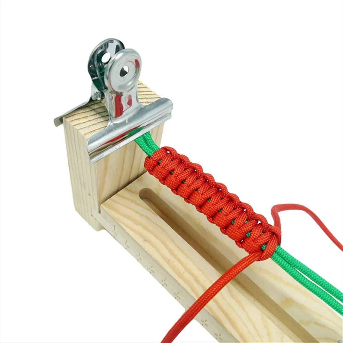 【Tools & Parts】 Diy Tool Bracelet Woven Workbench Length Adjustable Manual Wooden Paracord Jigs Set Rope Weaving Maker Platform,