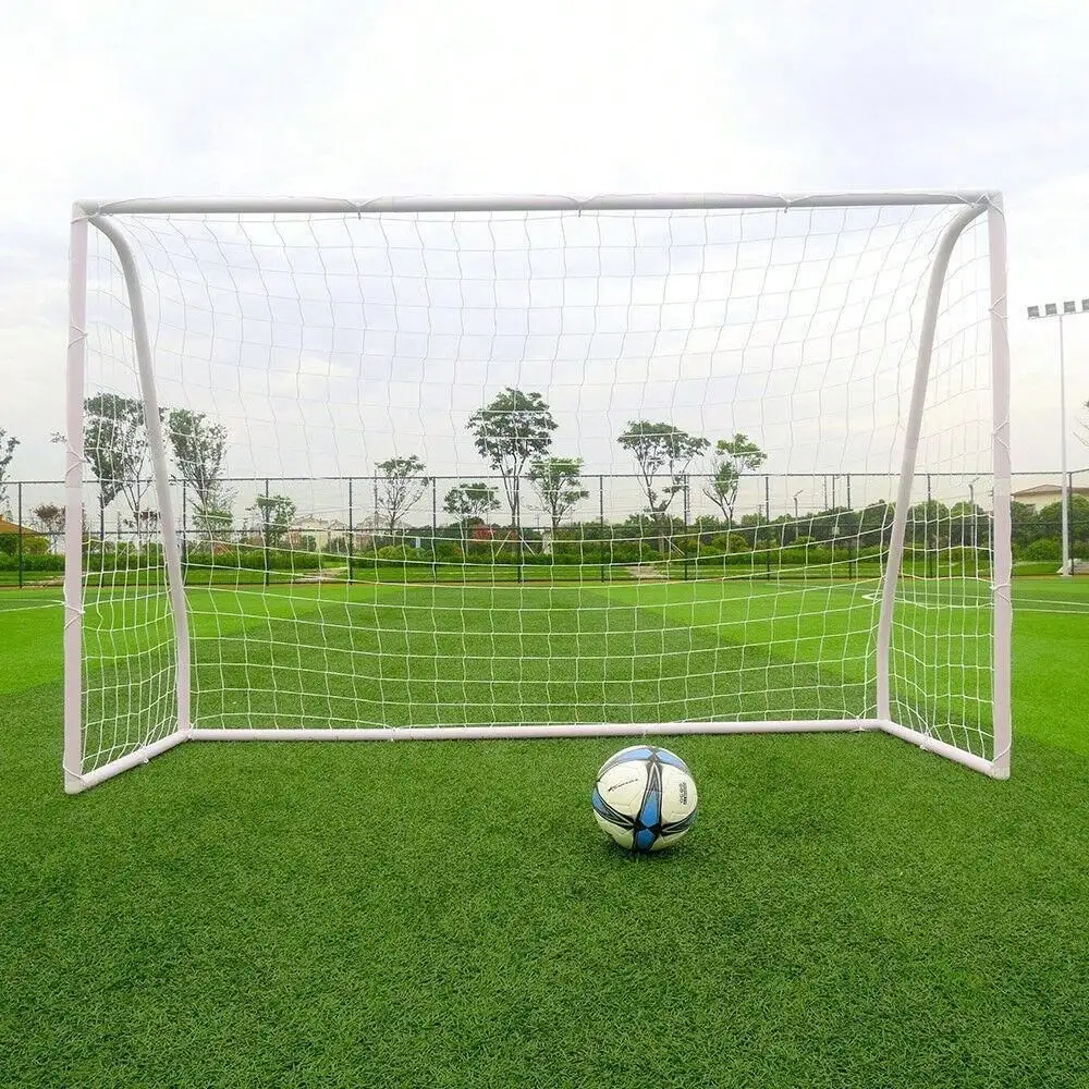 8' x 5' Soccer Goal With Net Strong Straps Anchor Large Soccer Goal Sports