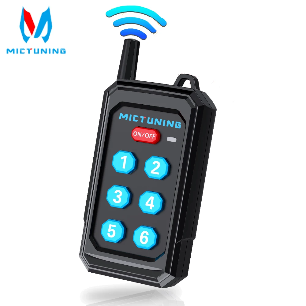 MICTUNING P1Y Series P8Y Series 6/8/12 Pods Compatible 230-Foot Remote Control (Remote Only) Supports up to 5