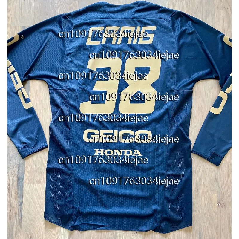 

Honda Off Road Dirt Bike Jersey Quick Dry Long Sleeve Breathable Motorcycle Shirt for Mountain Racing Adventure