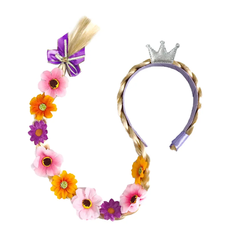 باروكات، ضفائر، تيجان أطفال، ضفائر زهور، عصابات رأس مزخرفة، تنانير مضفرة، إكسسوارات، إكسسوارات شعر الحفلات