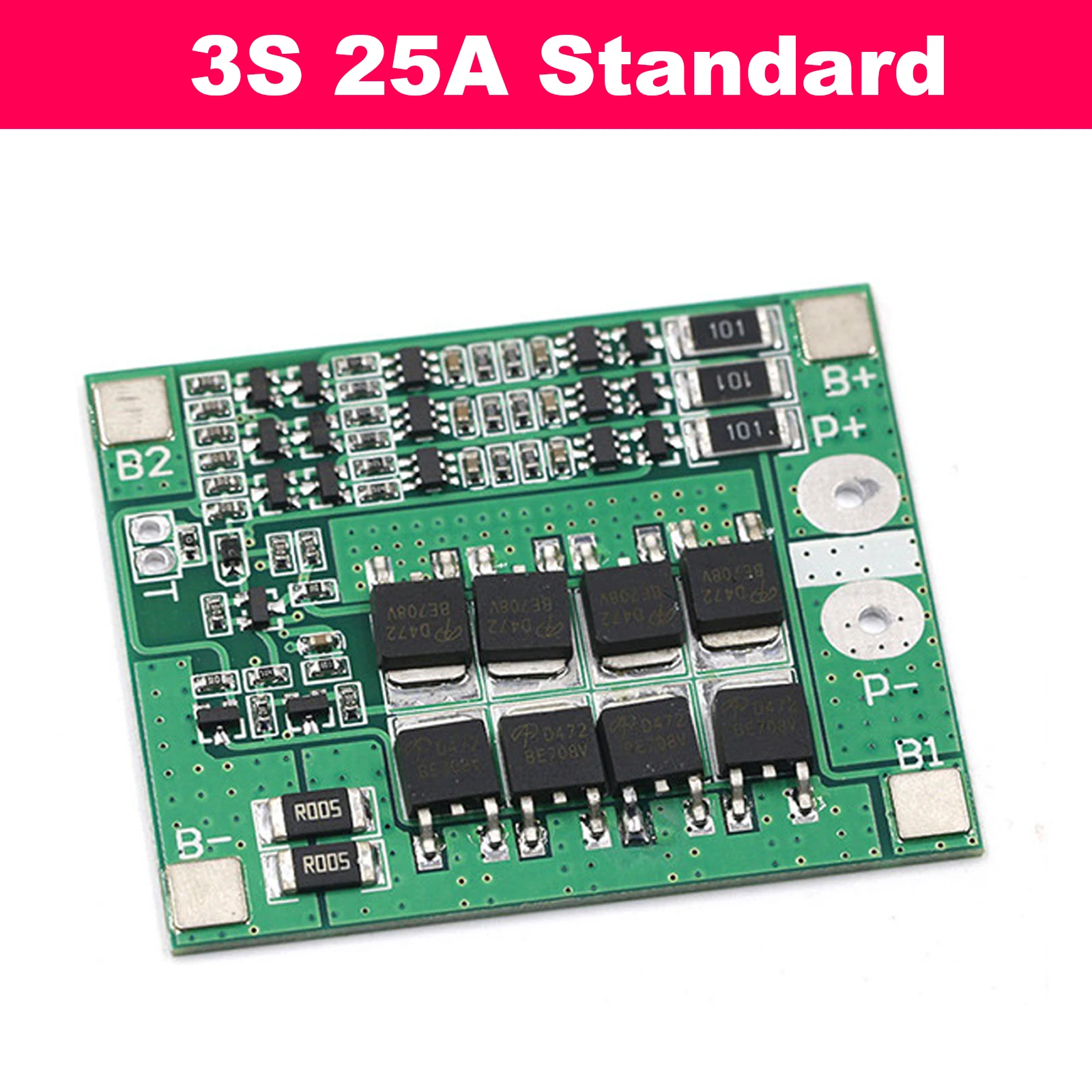 3S 4S 40A 60A Li-Ionen-Lithium-Batterieschutzplatine BMS 12V 16.8V mit Überladungsschutz und verbessertem Balancing für Bohrmaschinen und DIY-Anwendungen