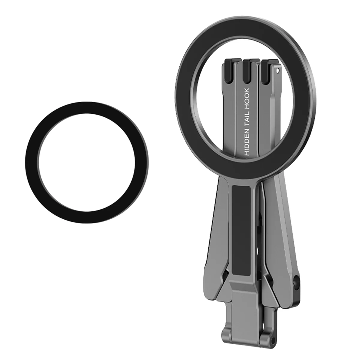 ABAN Magnetic Tripod with Fence-Mounted Cold Shoe Handle Phone Tripod for Android Desk Mount