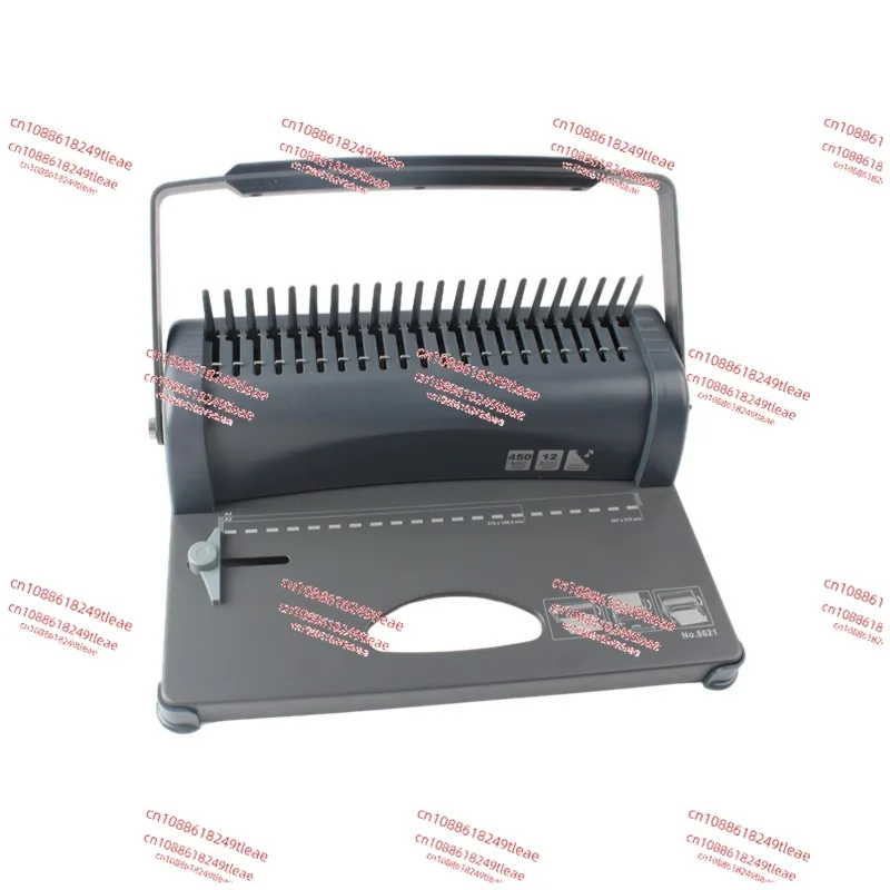 

8621 office comb binding machine rubber ring clip file a4 punching machine easy labor-saving binding machine