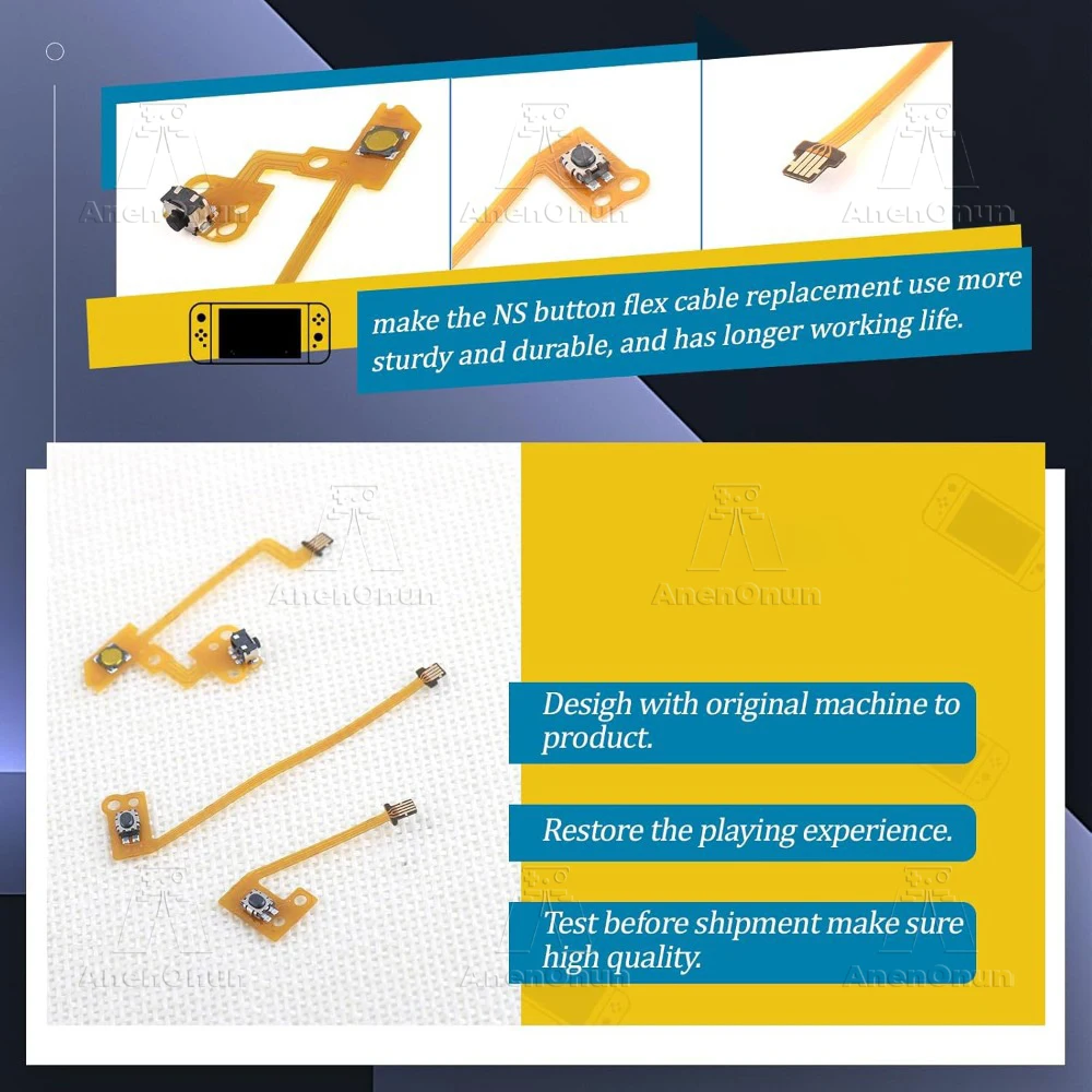 ZL/ZR/L Button Flex Cable for Switch/Switch OLED Joycon Premium Replacement Parts Key Ribbon Cable Durable Repair Accessories