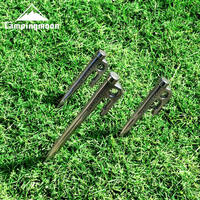 High Strength 30CM Stainless Steel Camping Hiking Outdoor Non-Rust Camping Family Tent Pegs