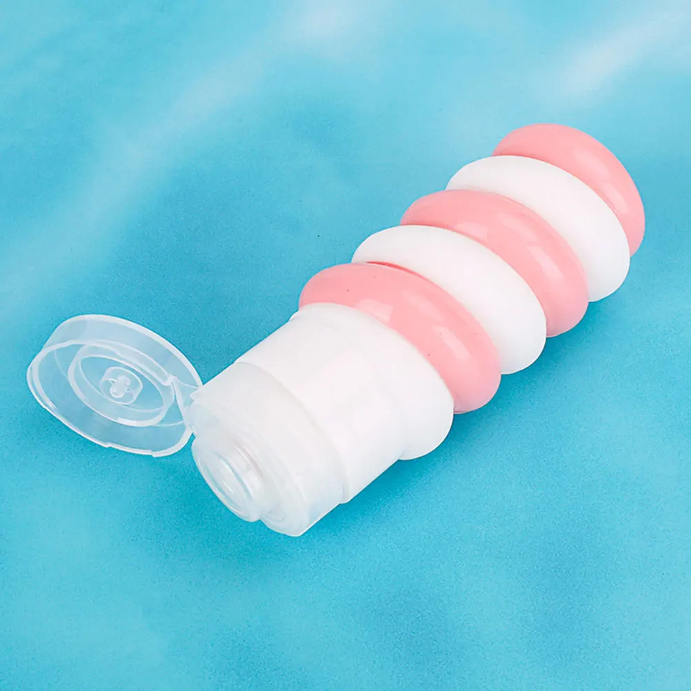 1 قطعة زجاجات السفر سيليكون 90 مللي حاويات أدوات الزينة القابلة لإعادة الاستخدام ل الشامبو مكيف هلام الاستحمام زجاجات حجم السفر ل