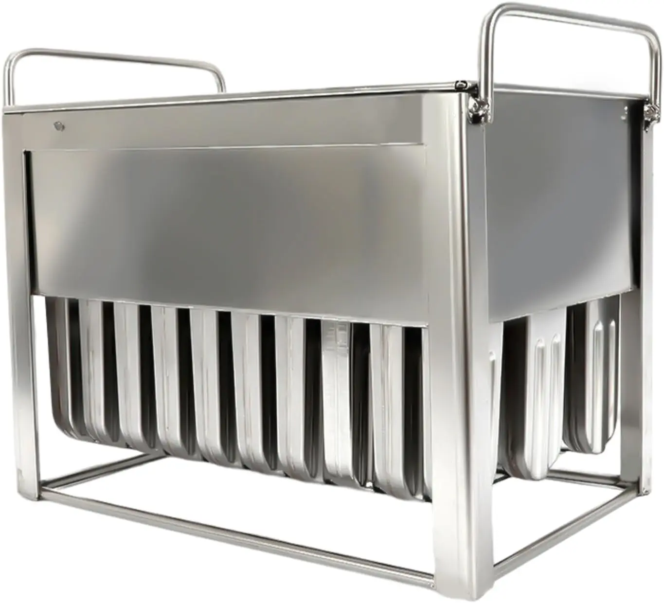 Stainless Steel Commercial Ice Lolly Molds Ice Cream Mold, 30pcs Flat Heads