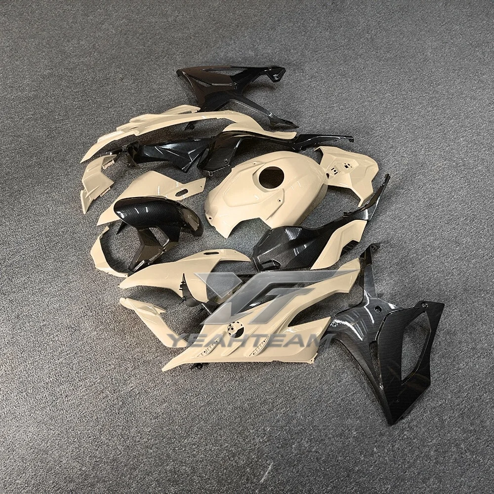 Customized ABS Fairing Kit for BMW S1000RR 2023 2024 Premium Carbon Fiber Look Plastics Injection Molded Bodywork OEM Fitment