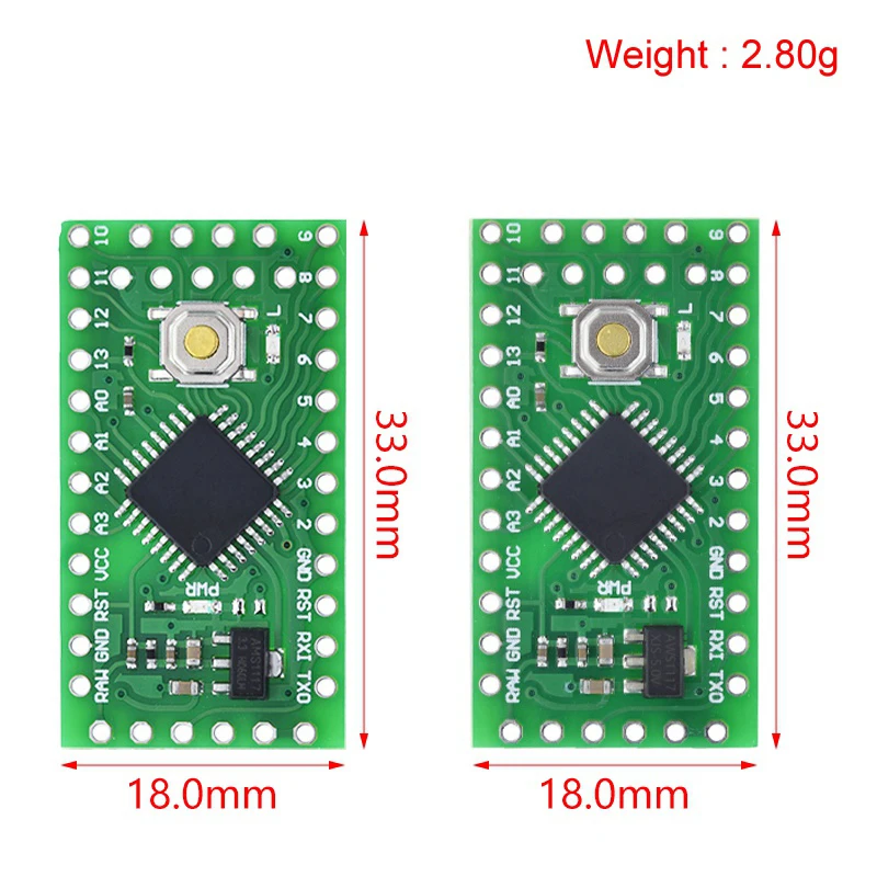 LGT8F328P LQFP32 MiniEVB 3.3V / 5V Replaces Pro Mini ATMEGA328P Fully Compatible For Arduino USE HT42B534-1 Driver