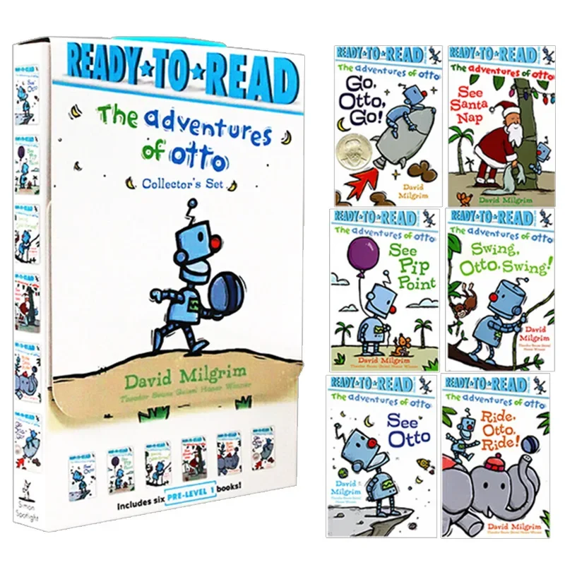 6books/set The Adventures of Otto Ready to Read,Children's books aged 3 4 5 6, English picture books, 9781481499842