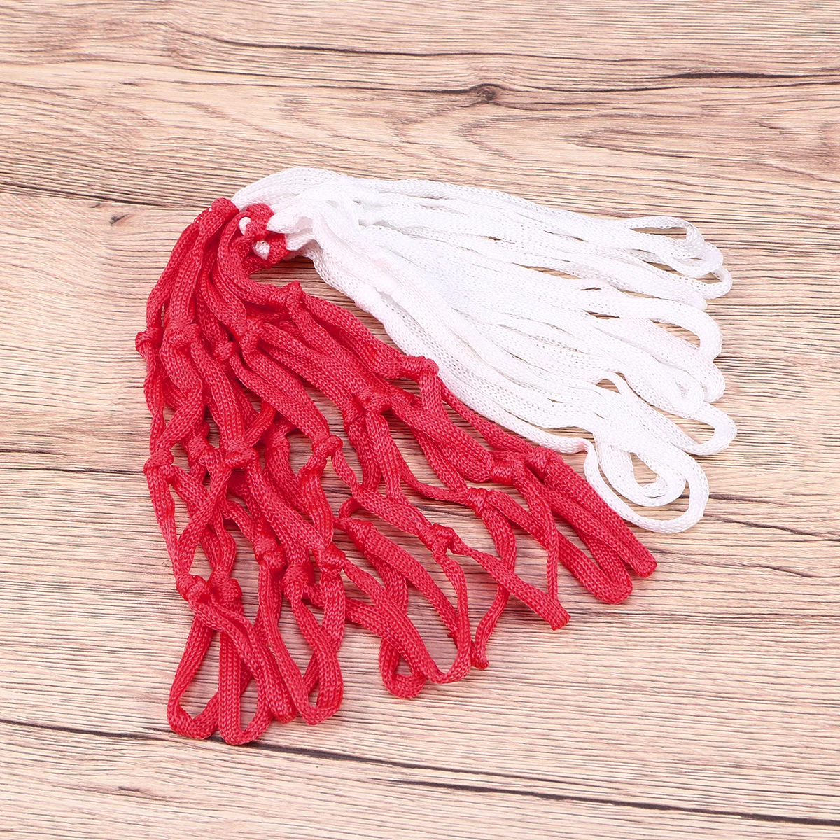 شبكة كرة سلة من مادة البوليستر البولي بروبيلين شديدة التحمل بحجم عادي، شبكة كرة سلة احترافية غير احترافية متعددة الألوان