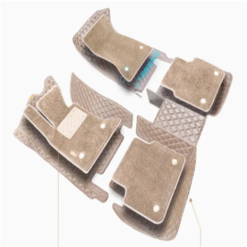 Tappetini per auto personalizzati 5D per Honda Accord 11th 2024-2025 anni Tappeti per auto Doppio strato Piede Coche Fodere per pavimenti Coperta