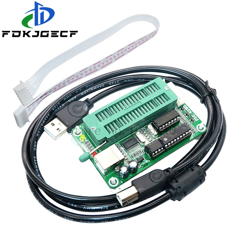 Picture 3: PIC K150 Programmer Microchip PIC MCU Microcore Burner USB Downloader PIC Microcontroller USB Automatic Programming + ICSP cable