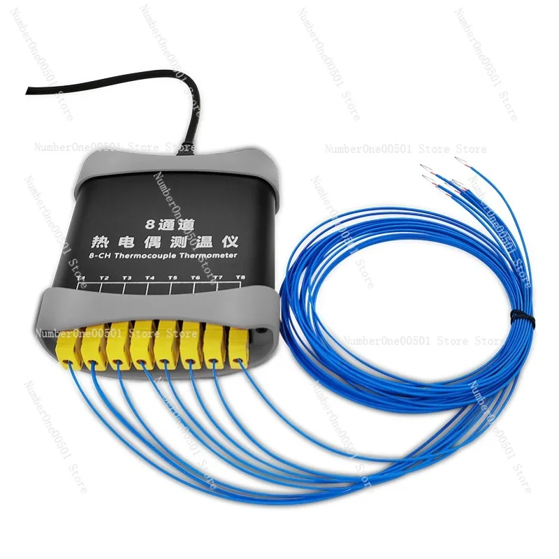 USB 8-channel K-type Thermocouple Thermometer Real-time Software Monitoring Drawing Temperature Measurement Curve And Recording