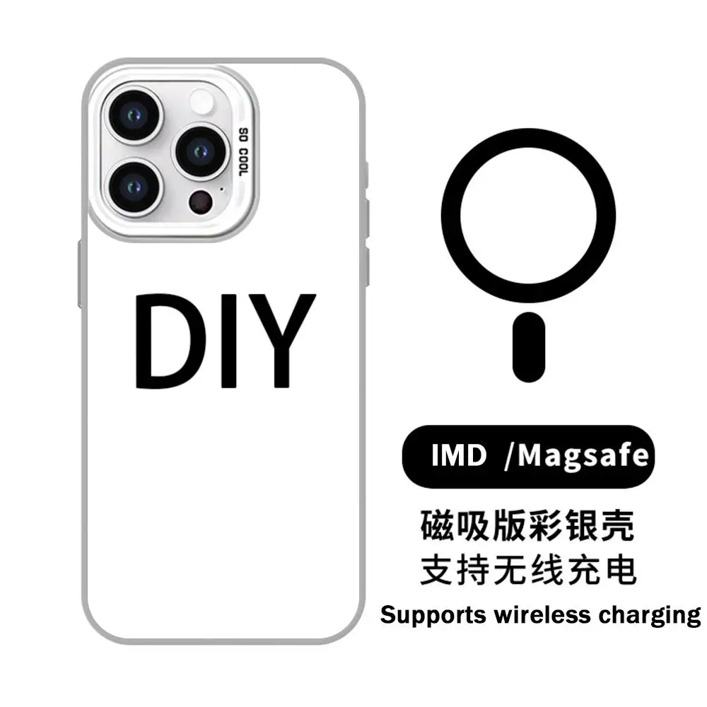 M-mon-sters drink E-energy ins Phone Case White Magnetic IMD Colorful Silver case for iPhone 17 16e 15 14 13 12 11 Pro Max Plus - view 6