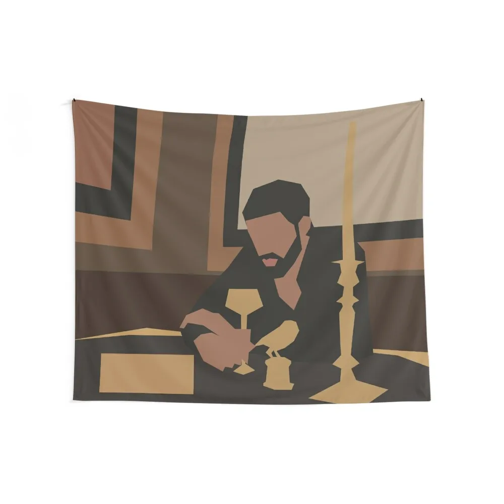 take care minimal album cover Tapestry Wall Decoration Room Decorating Aesthetic Home Decorators Tapestry