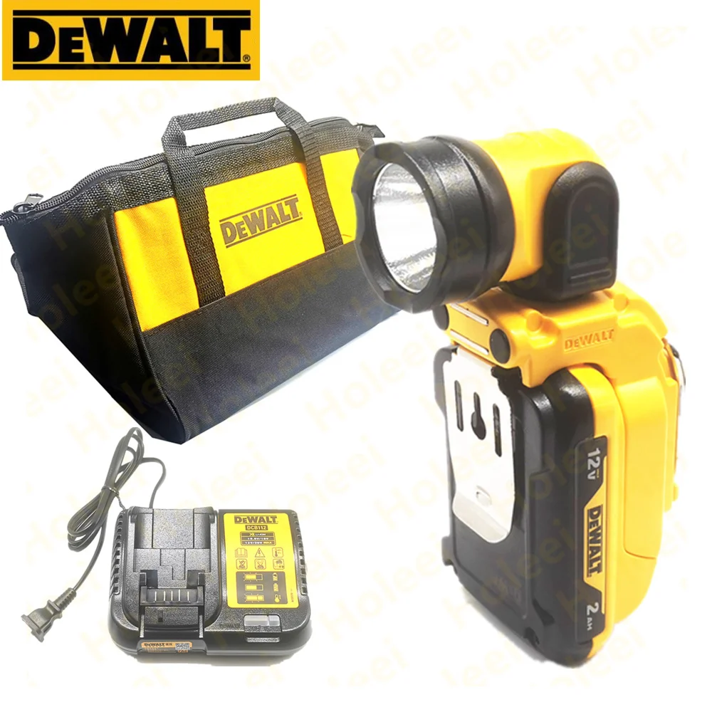 DEWALT  DCL510 lithium battery 10.8V rechargeable LED flashlight lighting universal head can be rotated