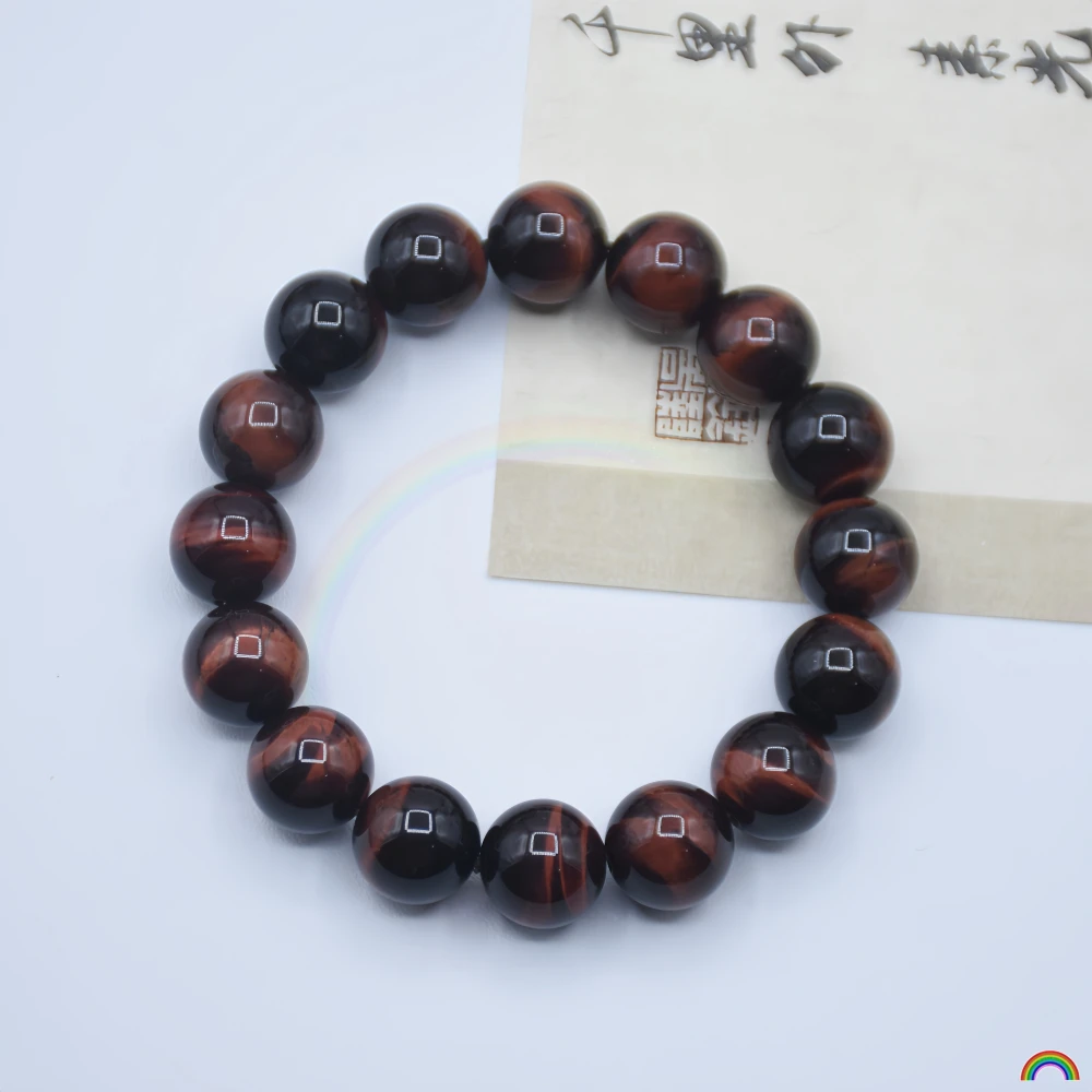 

Браслет из натурального красного тигрового глаза, камень тигровый глаз, знак зодиака Лошадь, Китайский Новый год, браслет в новом китайском стиле, Rwbuy