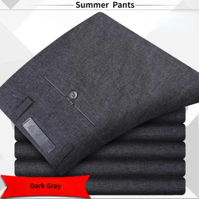 

High Quality Men's Classic Business Suit Pants Summer Spring Pants High Waist Autumn Trousers Casual Pant Dropshipping KOACUS