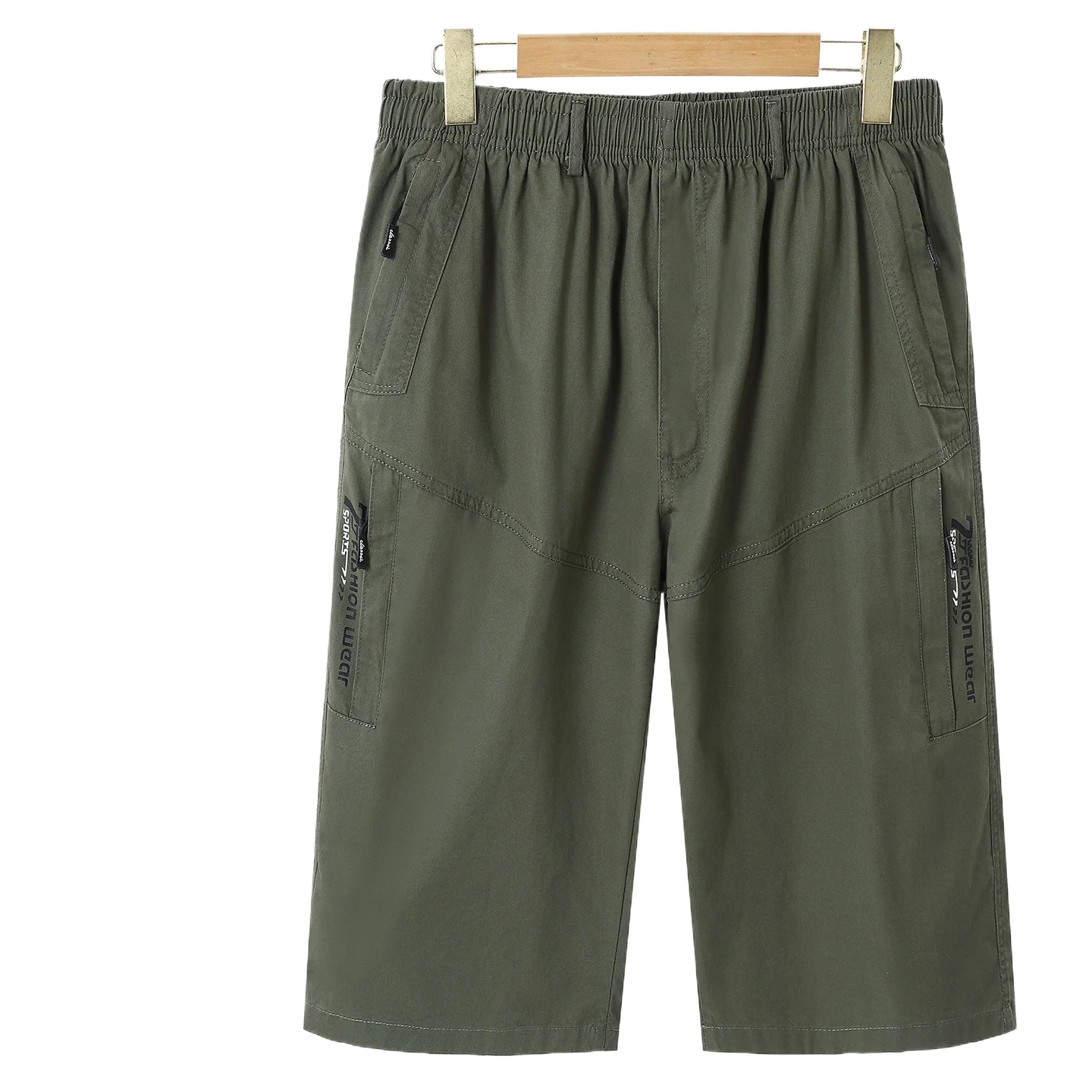 

Men's Fashion 7-Point Shorts New Summer 100% Cotton Solid Breathable Shorts Daily Commute Simple Versatile Sports Casual Wear