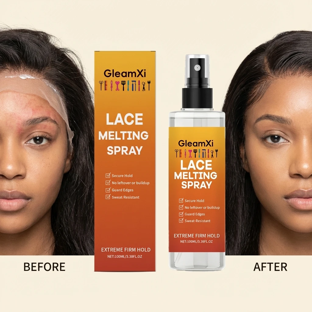 Lace Wig Adhesive Spray - Gentle Hold, Lightweight and Fluffy Wig Styling Spray
