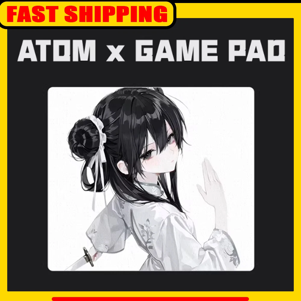 

Игровой коврик для мыши ATOM Resin, для FPS, скорости и точности, нескользящий, водонепроницаемый, для CSGO, APEX, Valorant, аксессуары для ПК, подарки