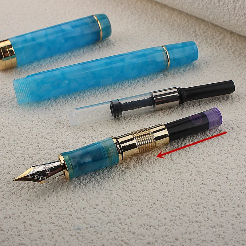 20pc GREEN color Fountain Pen Ink refill Converter Pump 2.6mm Cartridges Pen refill