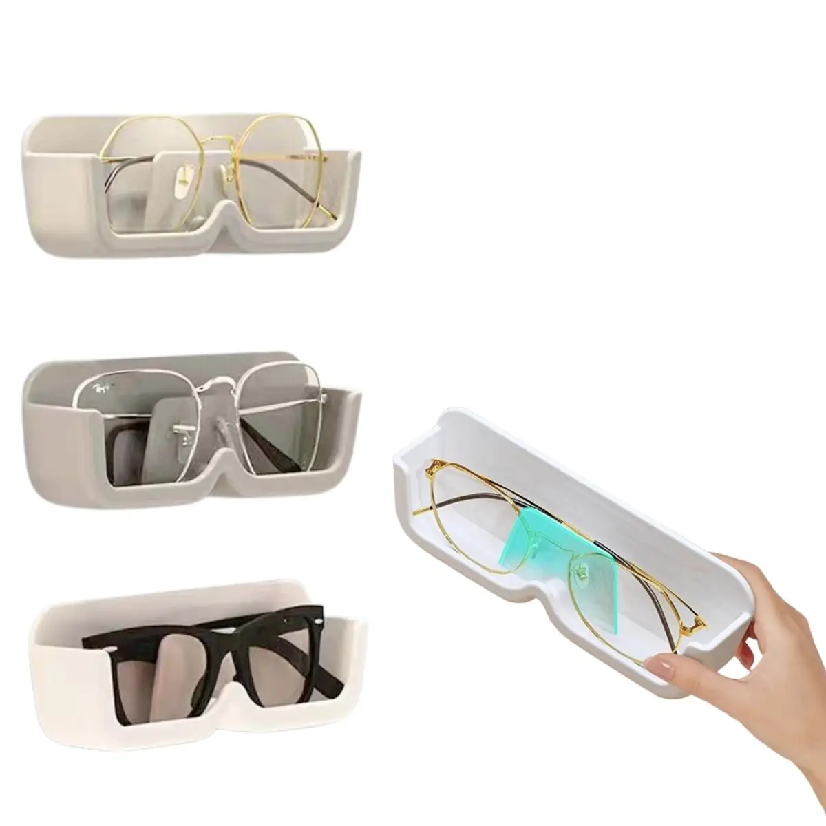 Sunglasses Wall Organizer Plastic Sunglasses Holder Display Stand Eyeglasses Storage